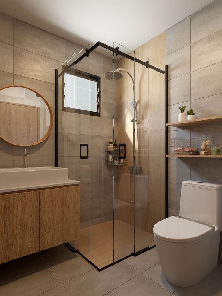 Finition clé en main, salle de bain